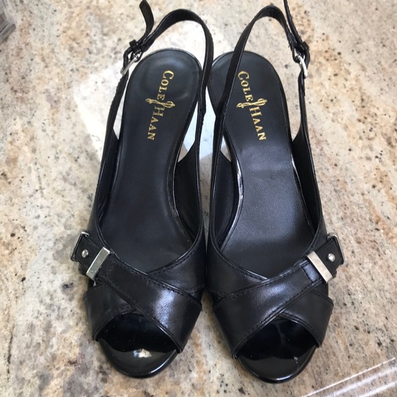 Black leather cole haan shoes Excellent Condition - Picture 3 of 5